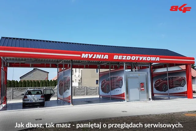 Regular service inspection of car wash equipment