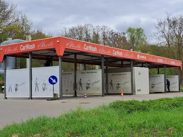 The Szczawiowa Street car wash in Szczecin before modernisation