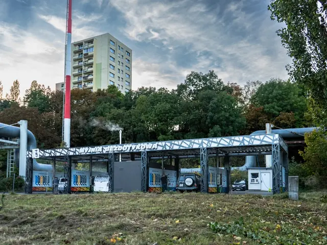 The Szczawiowa Street car wash in Szczecin after modernisation