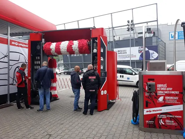 BKF self-service car wash presented at the fair in Warsaw