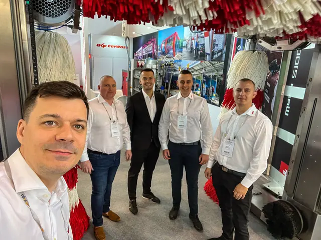 BKF CarWash stand at UNITI Expo in Stuttgart