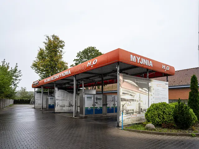 BKF car wash after modernisation with new attic and LED lighting
