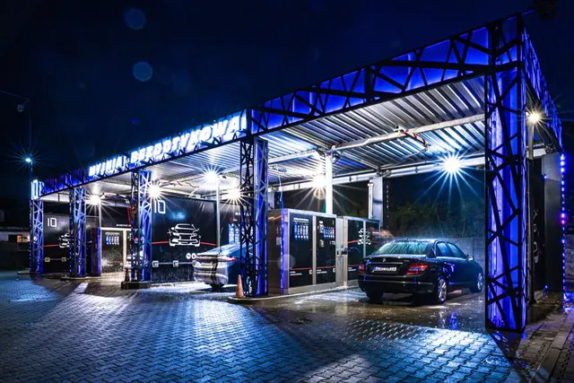 BKF LUMI car wash structure visualisation