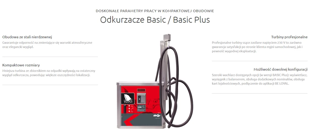 BKF Basic vacuum cleaner made of stainless steel