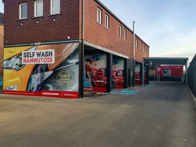 Modernised BKF touchless car wash in Hannut, Belgium