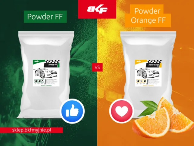 Powder Orange FF car wash powder