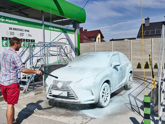 Self-service touchless car wash of CECE-Polska in Środa Wielkopolska, Poland
