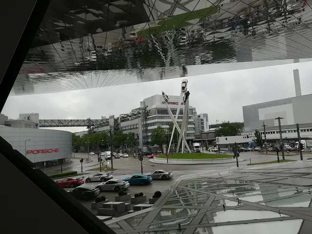 Porsche Museum building in Stuttgart