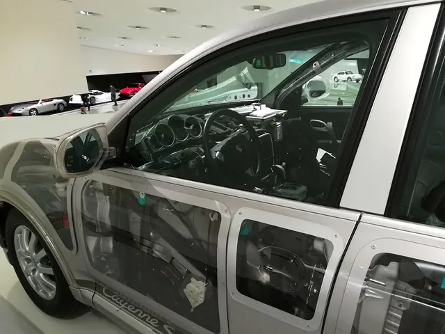 Historic Porsche model in the exhibition