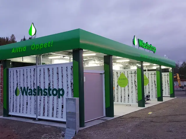 Washstop self-service car wash in Rättvik, Sweden