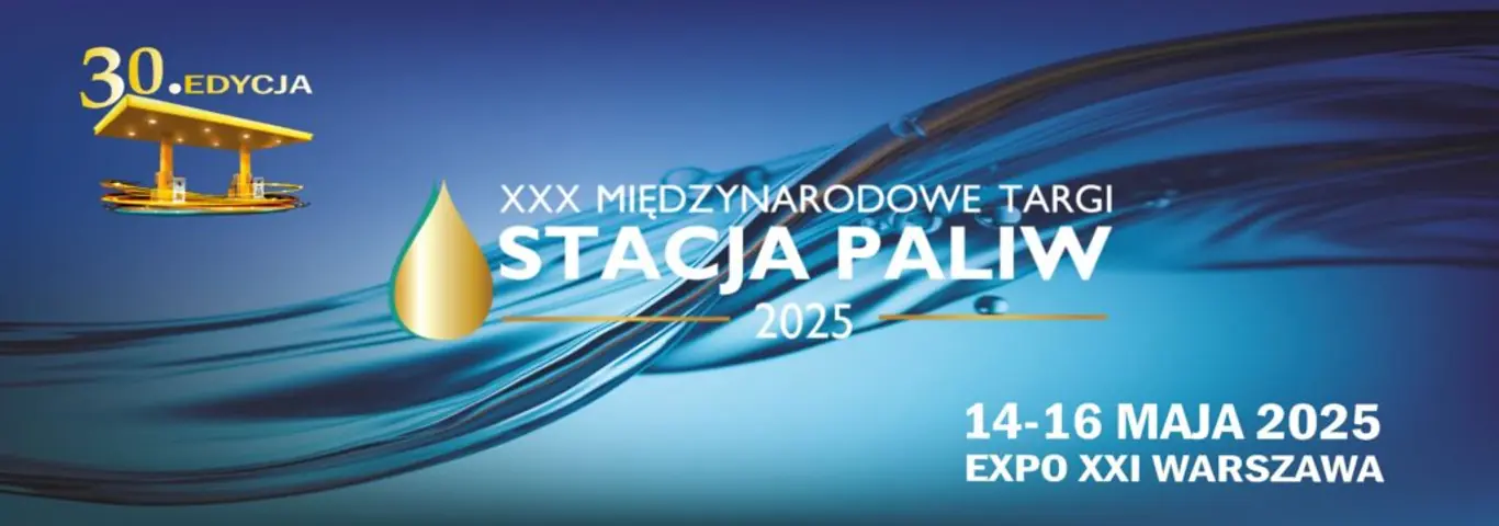 STACJA PALIW 2025 trade fair banner with the BKF stand details