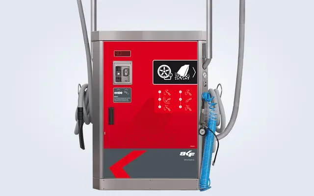 Premium vacuum, 2 points, with air compressor
