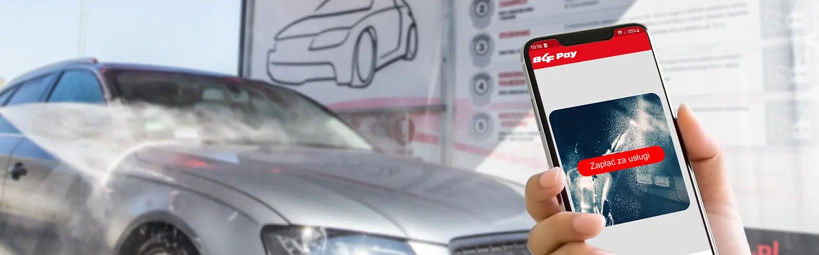BKF Pay app for car washes