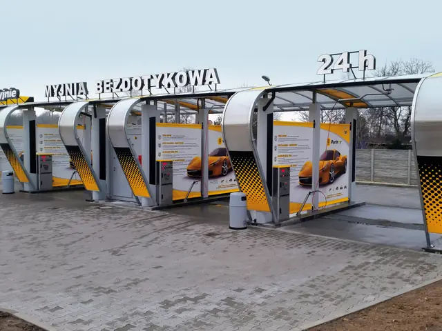 BKF container car wash in Kłomnice, Poland