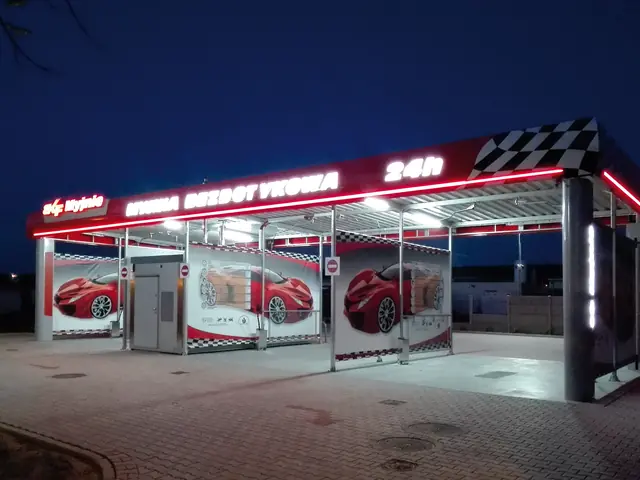 BKF PRO container car wash in Kościan – exterior