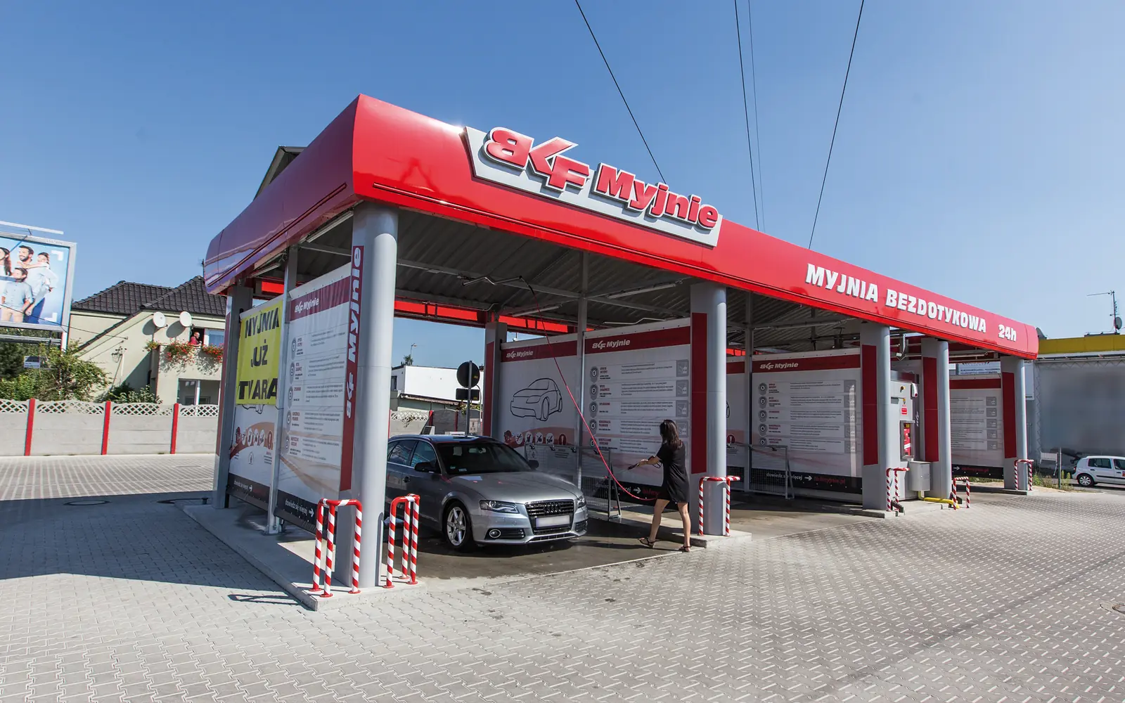 BKF touchless car wash – Poznań, Plewiska