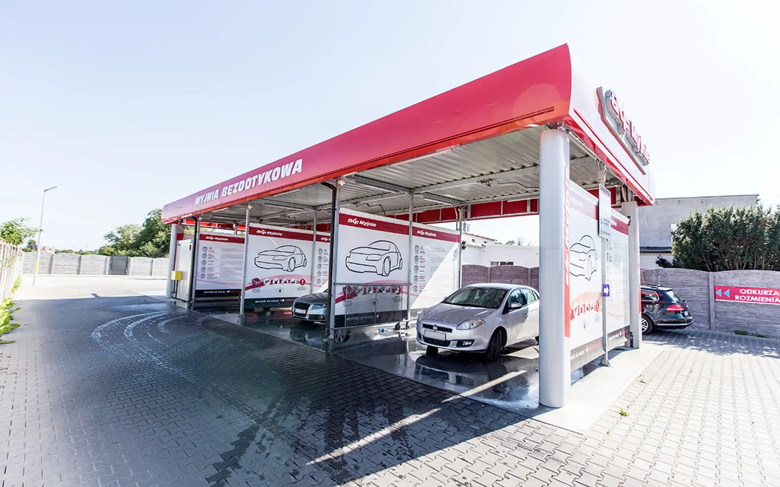 BKF touchless car wash – Poznań, Starołęcka