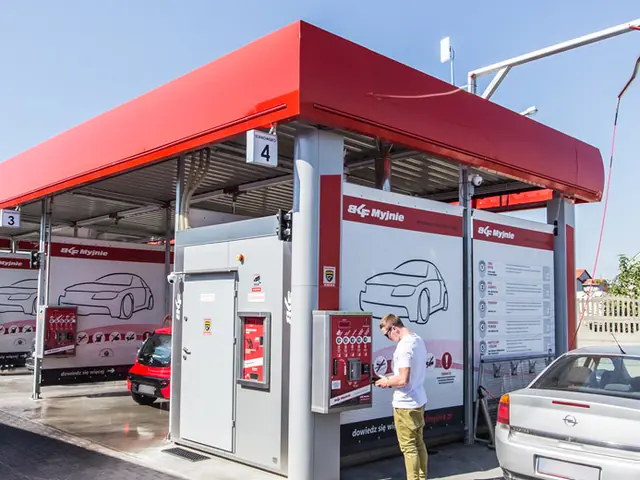 BKF touchless car wash Poznań, Starołęcka – panoramic view