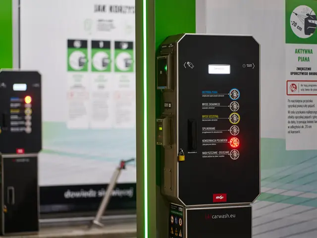 BKF touchless car wash Środa Wielkopolska – wash program panel