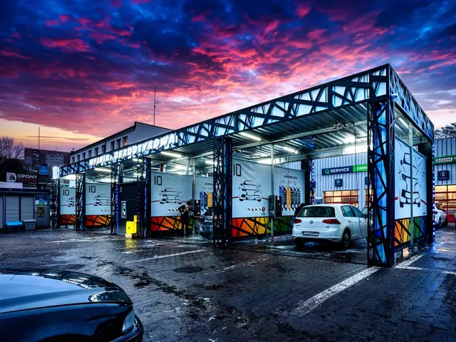 Lumi construction of the modernised car wash in Szczecin