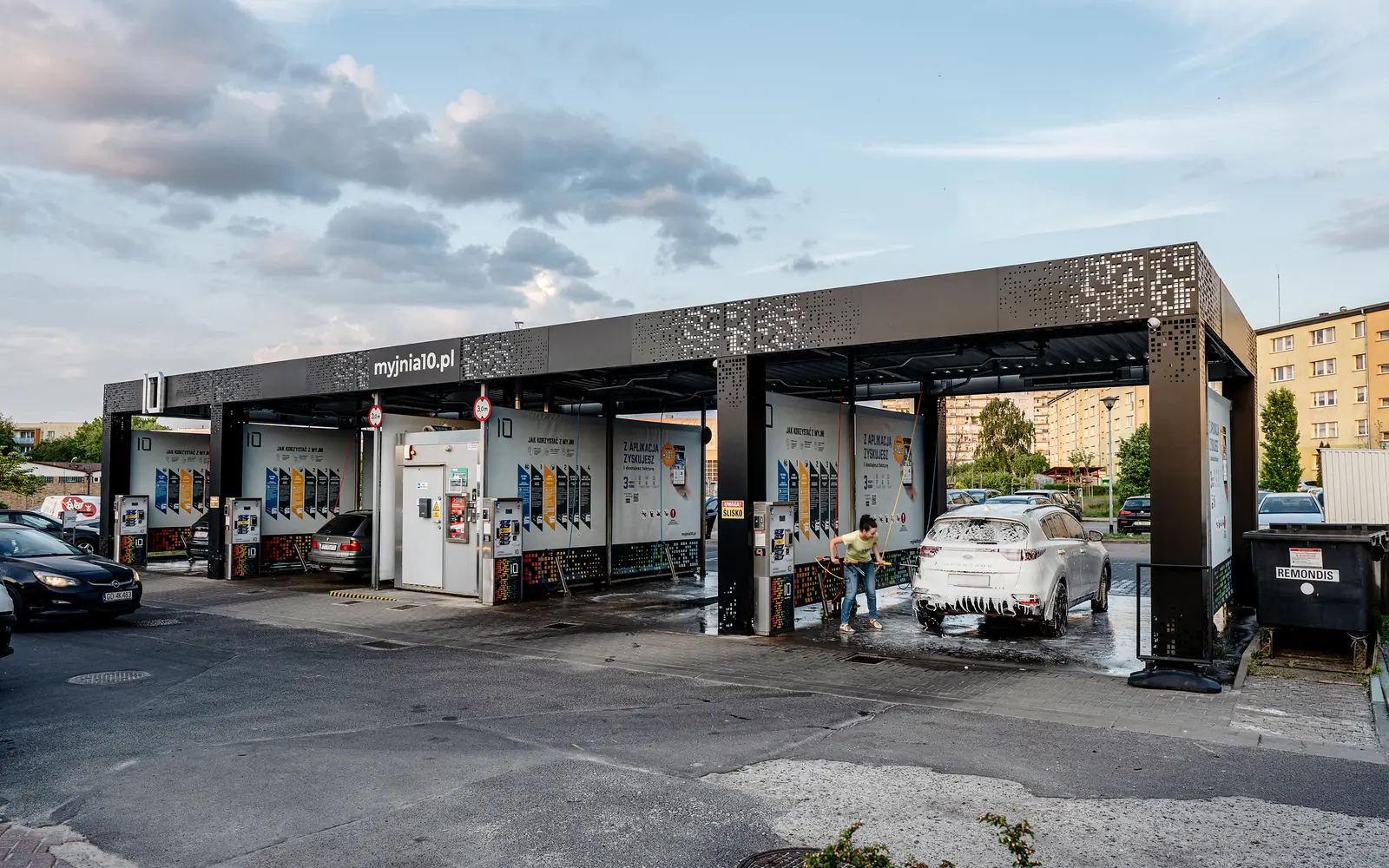 BKF touchless car wash – Szczecin, Jasna Street
