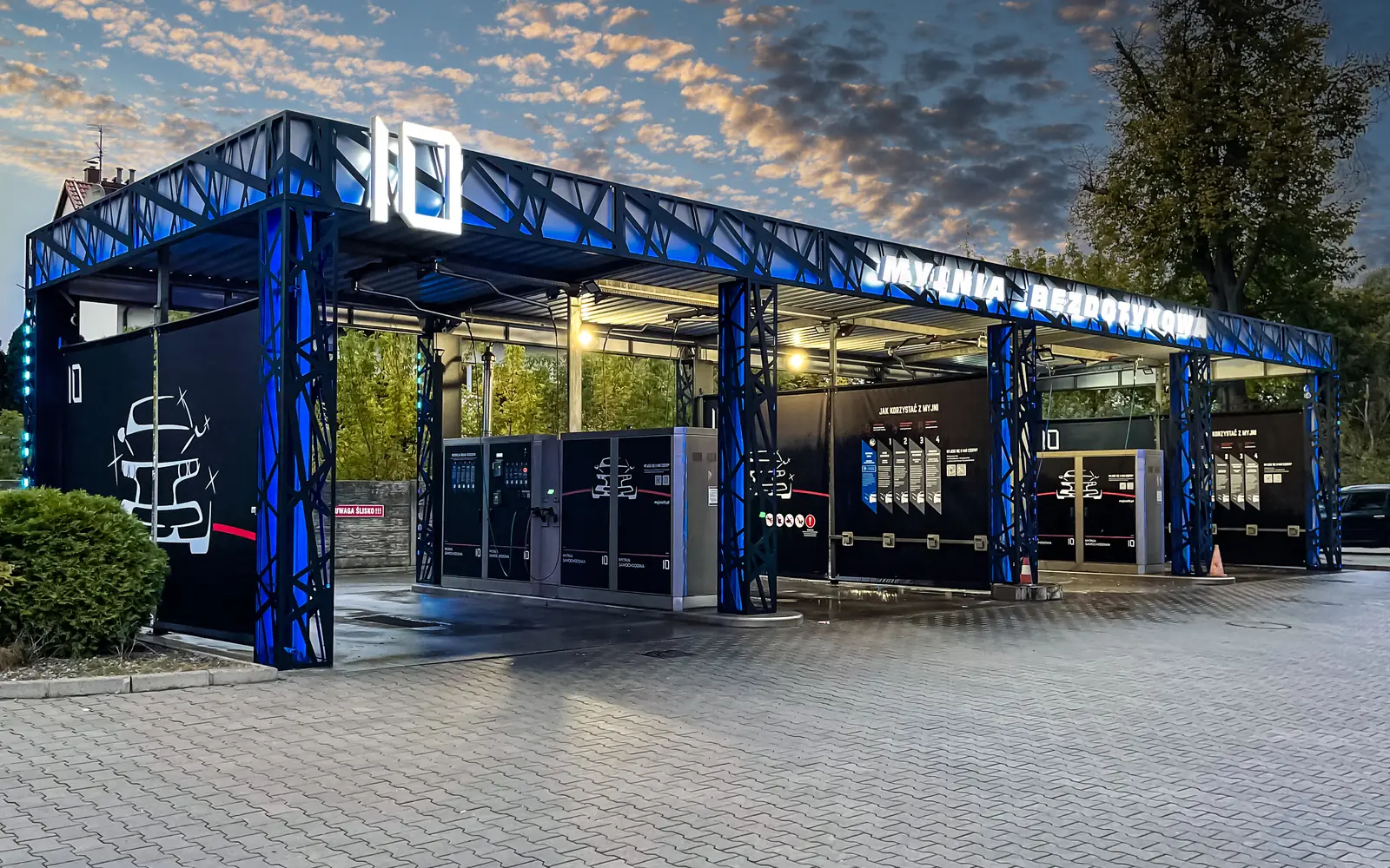 BKF modular car wash – Szczecin, Modra