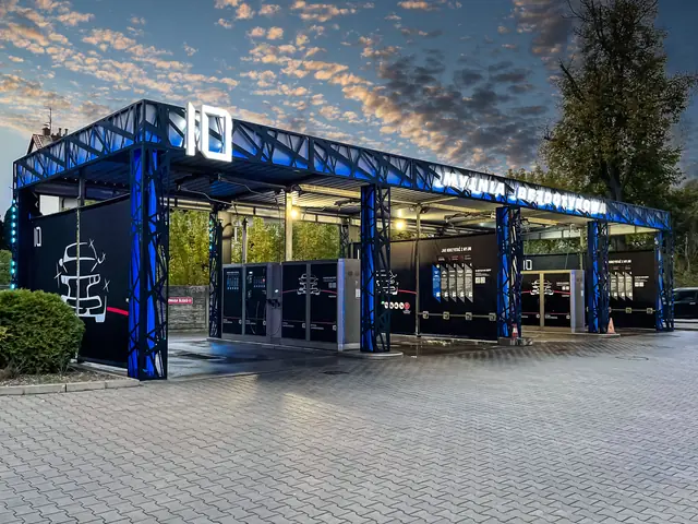 BKF modular car wash Szczecin, Modra – view 4