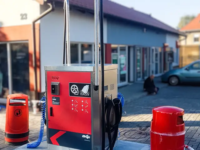 Premium vacuum, 2 points, with air compressor